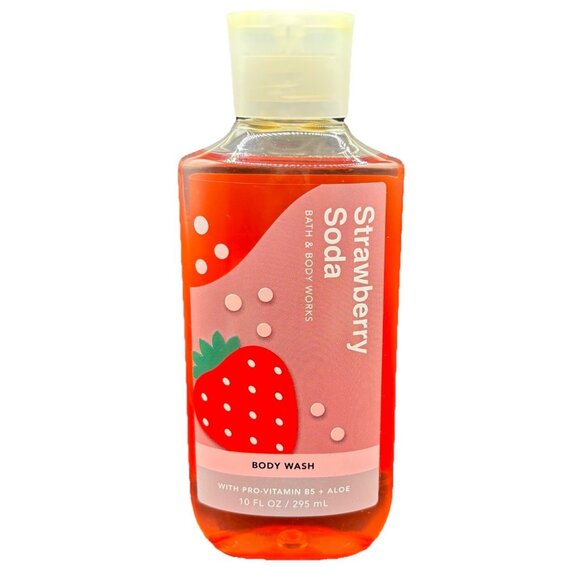 Bath & Body Works Other - Bath & Body Works Strawberry Soda Body Wash Shower Gel 10 oz Fruity Summer Aloe